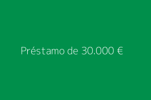 Préstamo de 30.000 euros
